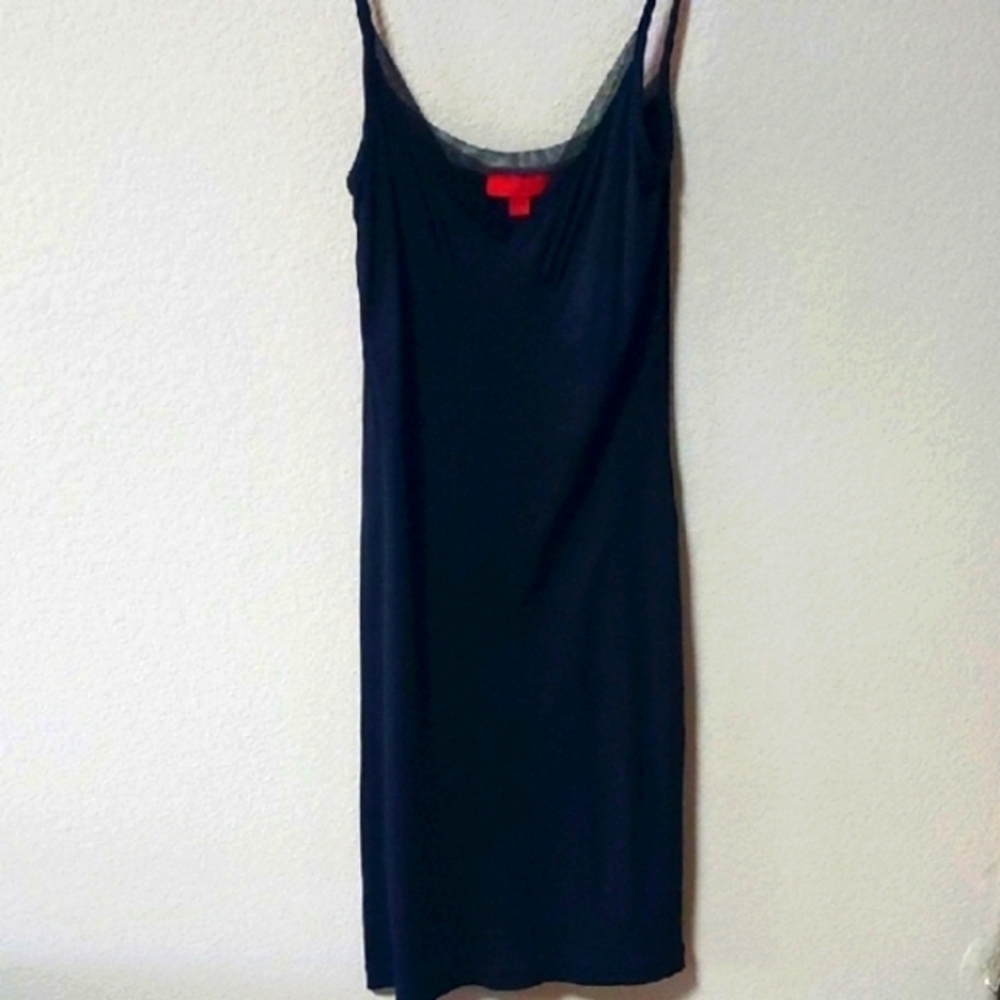 BCBGMaxAzria Elegant Black  Slip Dress